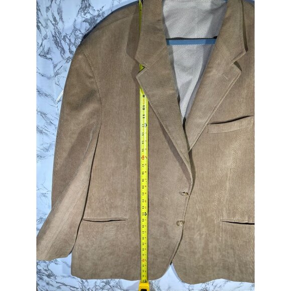 Vintage LaCrosse McNavy Ltd. Size 3X (approx) Brown Corduroy Blazer Jacket - Picture 5 of 9